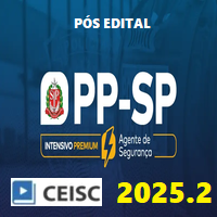 PP SP (SAP SP - POLÍCIA PENAL DE SÃO PAULO - INTENSIVO PREMIUM) PÓS EDITAL 2025.2