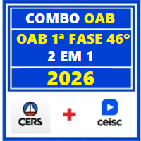 COMBO OAB 1ª FASE 46º EXAME (ACESSO TOTAL ATÉ PASSAR + EXTENSIVO PLUS) 2026