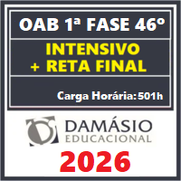 OAB 1ª FASE 46º EXAME (INTENSIVO + RETA FINAL) DAMÁSIO 2026