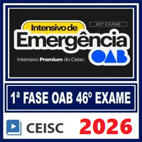 OAB 1ª FASE 46º EXAME (INTENSIVO DE EMERGÊNCIA) 2026