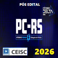 PC RS (ESCRIVÃO E INSPETOR DE POLÍCIA DO RIO GRANDE DO SUL - INTENSIVO PREMIUM) PÓS EDITAL 2026