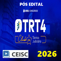 TRT 4 CLUB (TÉCNICO JUDICIÁRIO ÁREA ADMINISTRATIVA) GARANTIA PÓS EDITAL 2026