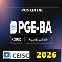 PGE BA (PROCURADOR DO ESTADO DA BAHIA – INTENSIVO) GARANTIA PÓS EDITAL 2026