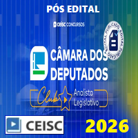 CÂMARA DOS DEPUTADOS CLUB (ANALISTA LEGISLATIVO - PROCESSO LEGISLATIVO E GESTÃO) PÓS EDITAL 2026