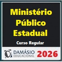 MINISTÉRIO PUBLICO ESTADUAL - PROMOTOR DE JUSTIÇA (REGULAR) DAMÁSIO 2026