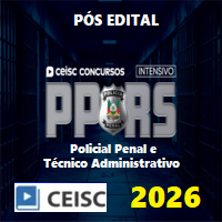 PP RS (POLICIAL PENAL E TÉCNICO ADMINISTRATIVO) RETA FINAL - PÓS EDITAL 2026