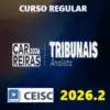Curso de Tribunais para Concurso TRT 2026 com foco em Analista Judiciário.