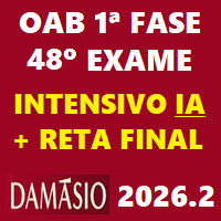 OAB 1ª FASE 48º EXAME (INTENSIVO + RETA FINAL) DÁMASIO IA 2026.2
