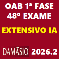 OAB 1ª FASE 48º EXAME (EXTENSIVO) DAMÁSIO IA 2026.2