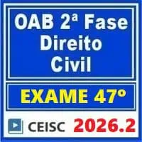 Preparação para o Exame 47° da OAB Direito Civil 2026.2.