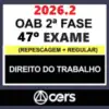 Material de estudo para o exame de Direito do Trabalho do TRT 2026.